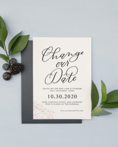 Informing Guests about Your Wedding Postponement or Change of Date