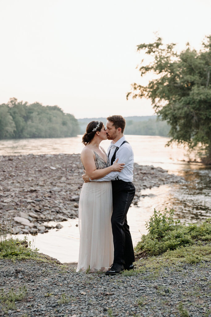 An intimate rustic NJ real wedding at Prallsville Mill | Erin + Brandon | Love me Do Photography