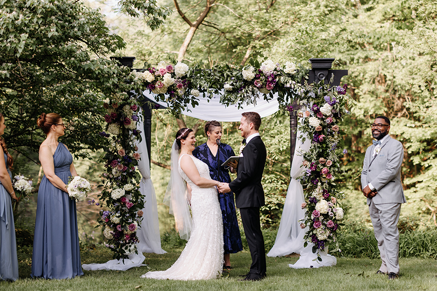 An intimate rustic NJ wedding at Prallsville Mill | Erin + Brandon | Love me Do Photography