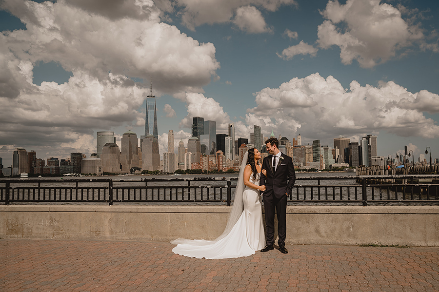 modern Liberty House Jersey City wedding | J&R Photography