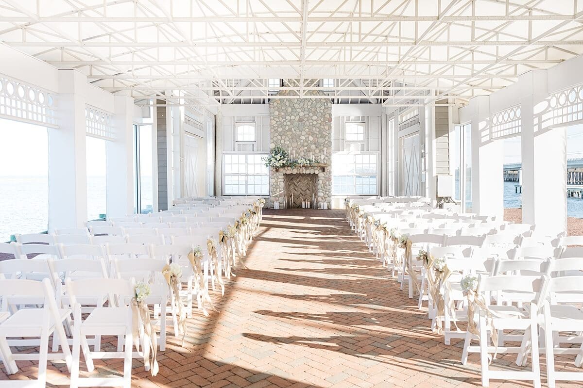 Boathouse Chapel at Mallard Island Estate captured by Susan Elizabeth Weddings